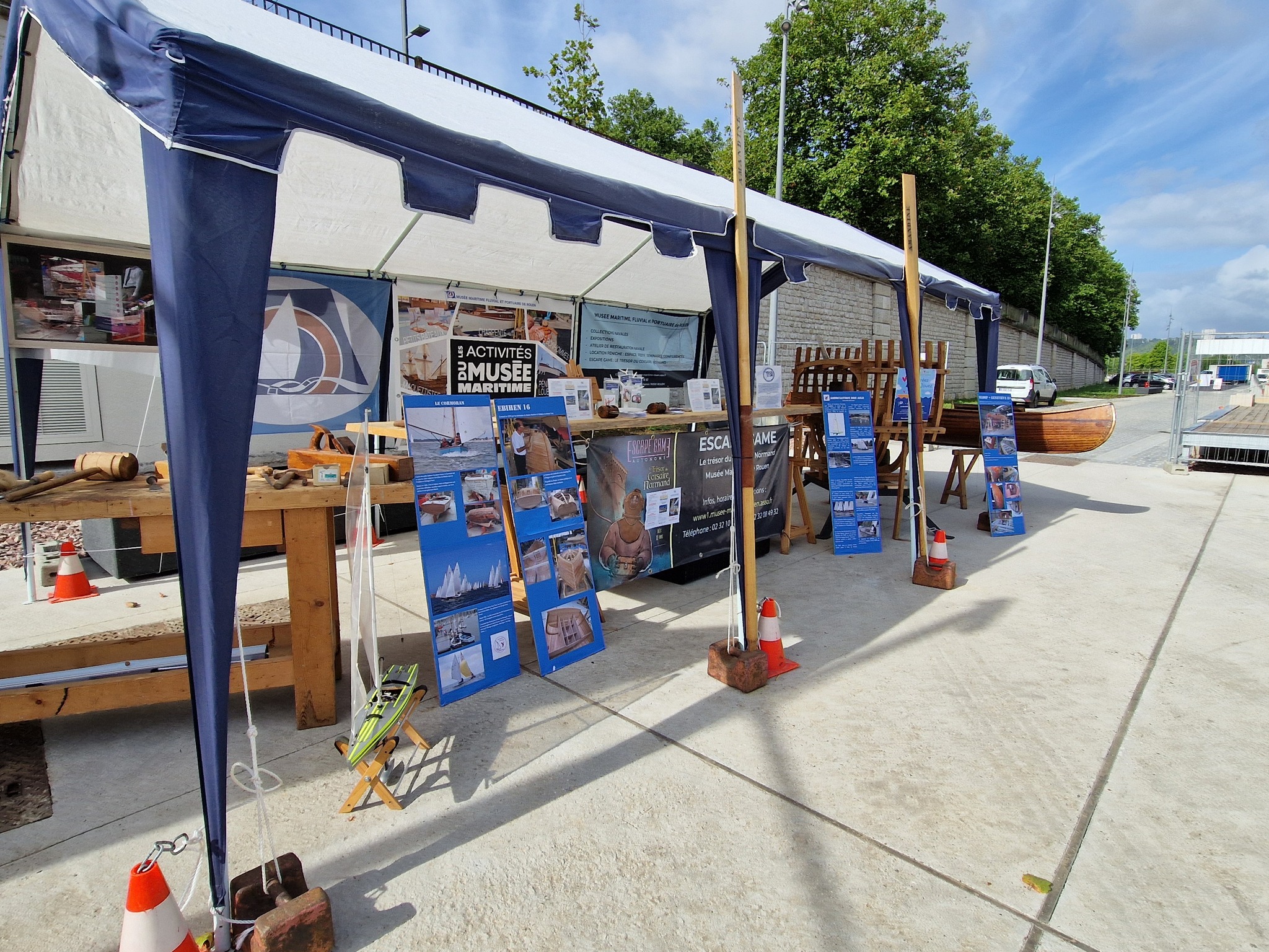 Exposition du musée maritime fluvial et portuaire de Rouen