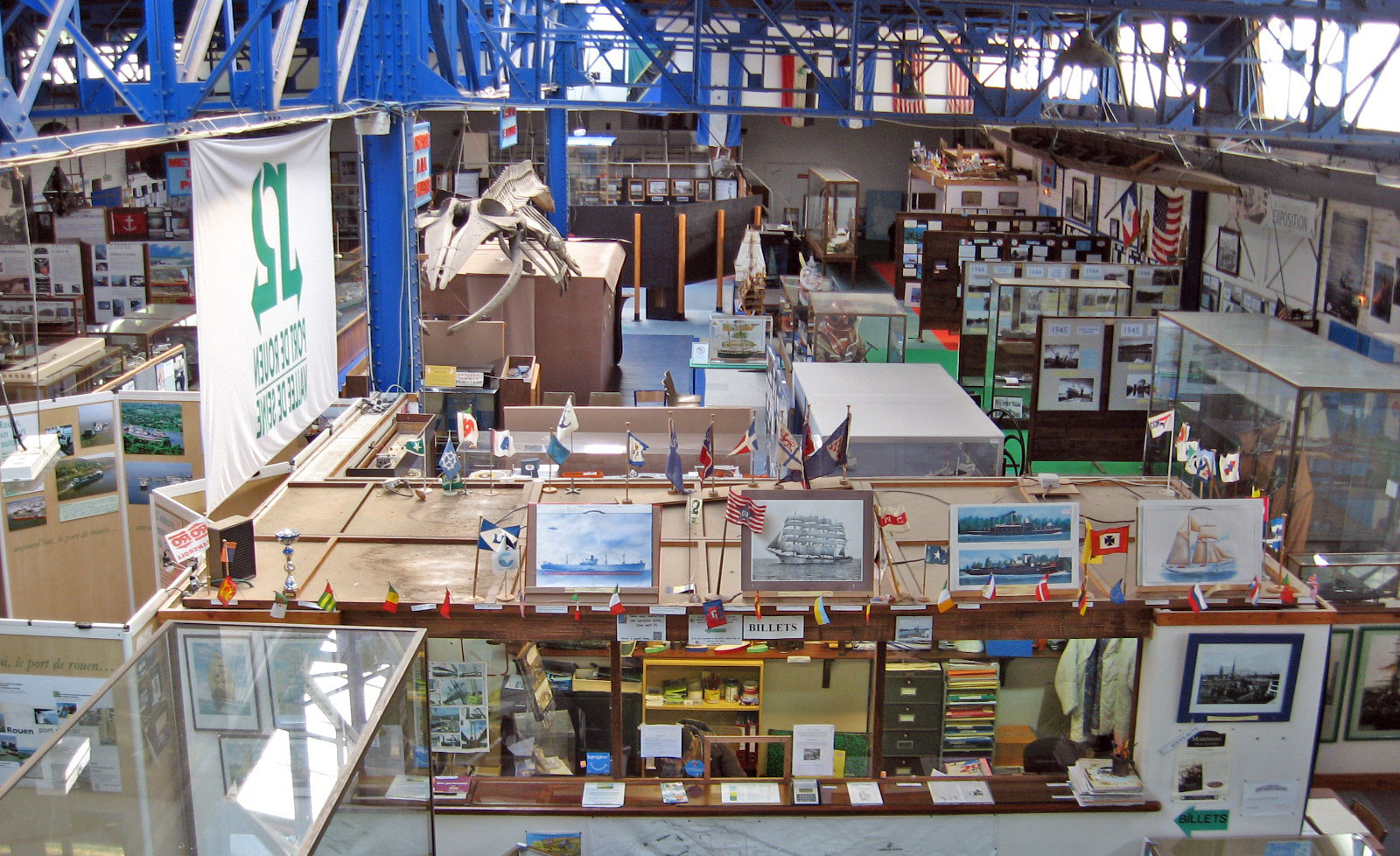 Exposition du musée maritime fluvial et portuaire de Rouen