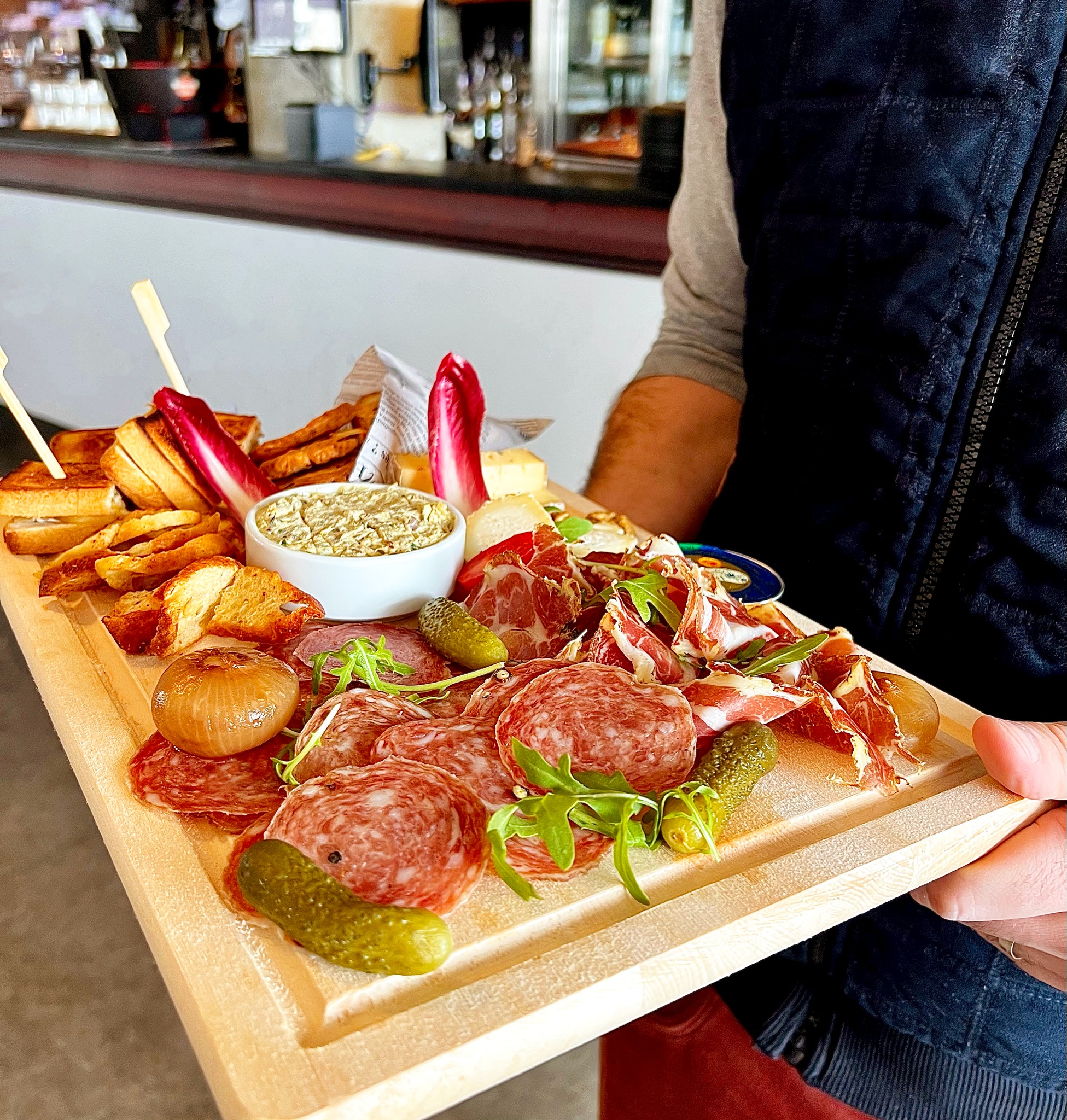 Plateau charcuterie au All Sports Café