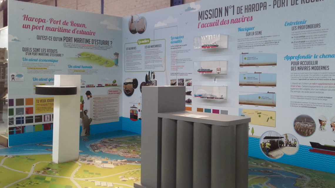 Exposition du musée maritime fluvial et portuaire de Rouen