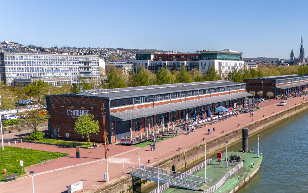 Vue aérienne sur l'Entrepôt