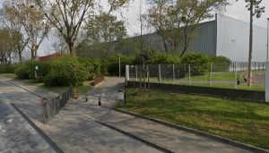 entrée dans l'arboretum de Gennevilliers