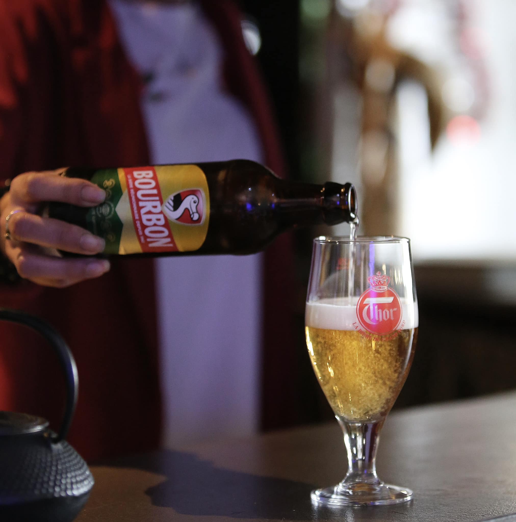 Bière locale de la Réunion au Saveurs Ile Maurice sur les quais au Havre