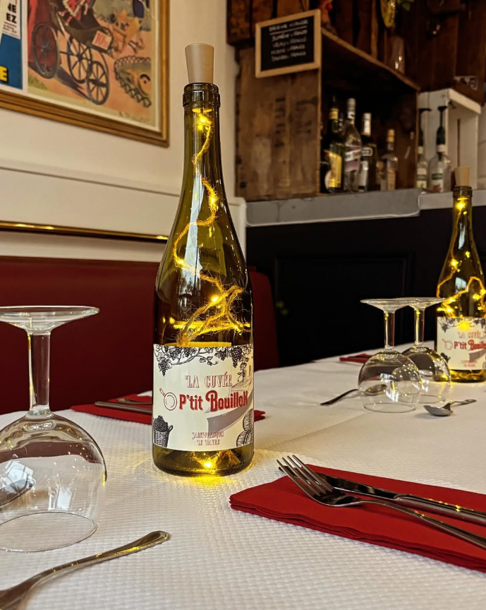 Table au P'tit Bouillon sur les quais au Havre