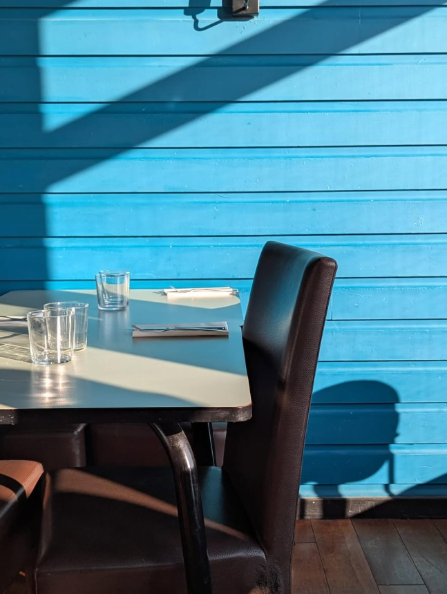 Restaurant La Voile Bleue au bord de mer au Havre