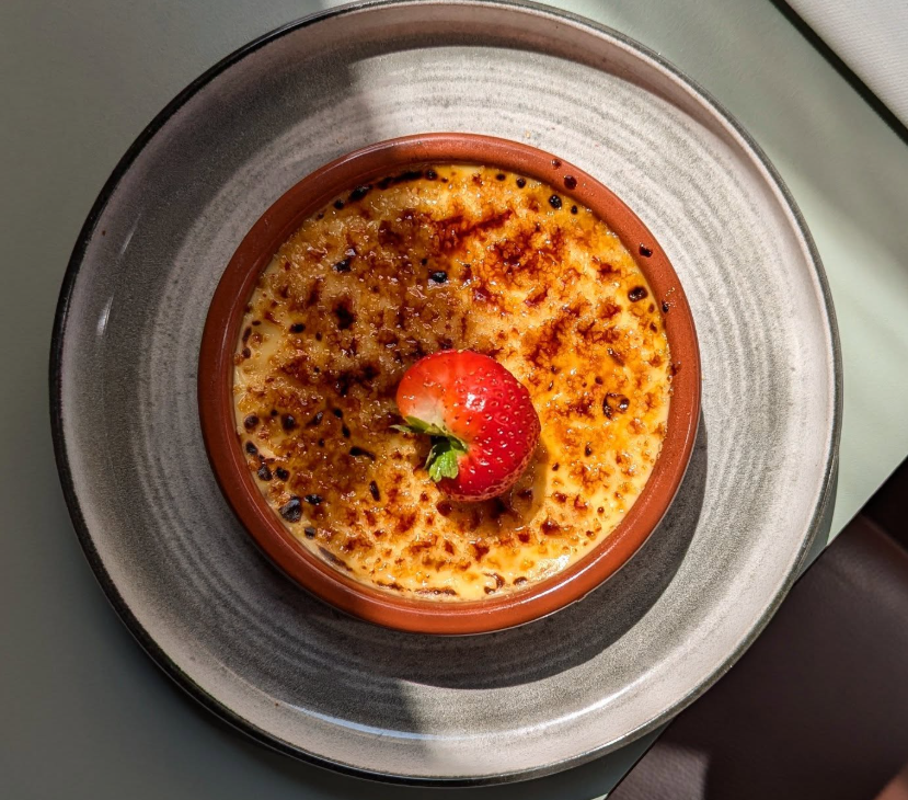 Assiette au restaurant La Voile Bleue au bord de mer au Havre