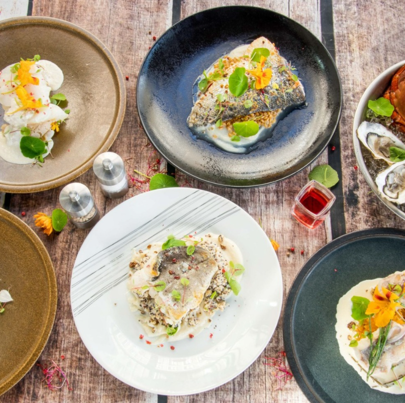Assiettes au restaurant bistronomique Le Pure sur les quais au Havre