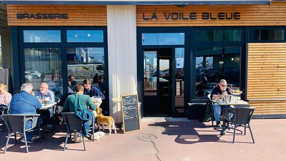 Restaurant La Voile Bleue au bord de mer au Havre