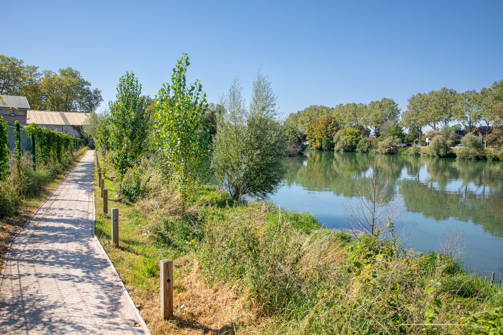 Amenegement des berges Berges Bonneuil sur marne promenade