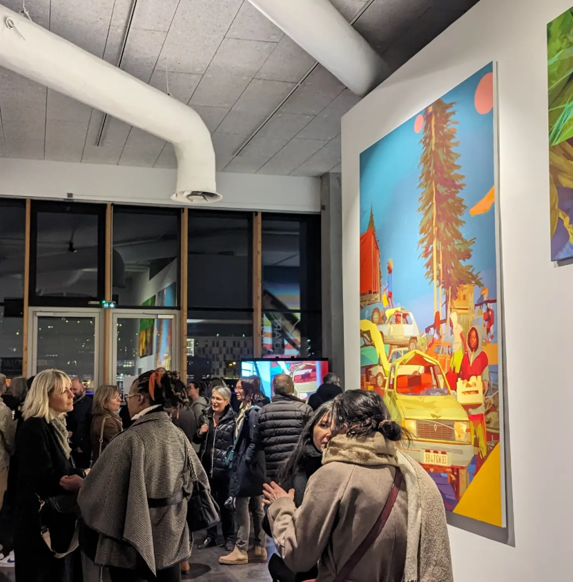 Photo exposition au Hangar 107 sur les bords de quai de Rouen