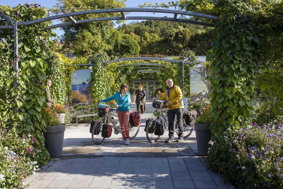 La Seine à vélo, visite du musée de Giverny