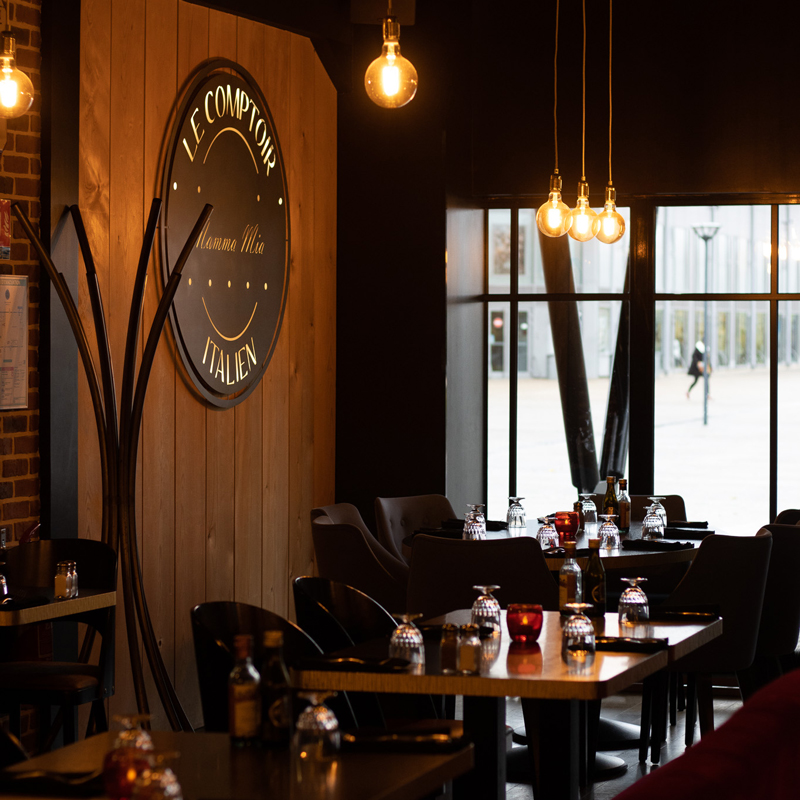 Restaurant Le Comptoir Italien sur les quais à Rouen