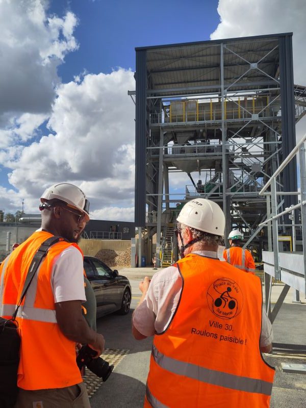 Visite des installations CEMEX au port de Bonneuil-sur-Marne